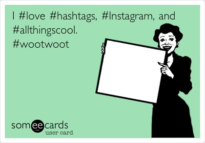 veel hashtags op Instagram
